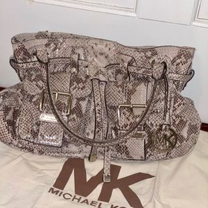 Michael Kors Python shoulder bag